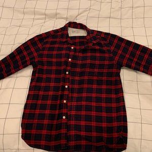 MUJI Organic Cotton Flannel Button-Down (S)